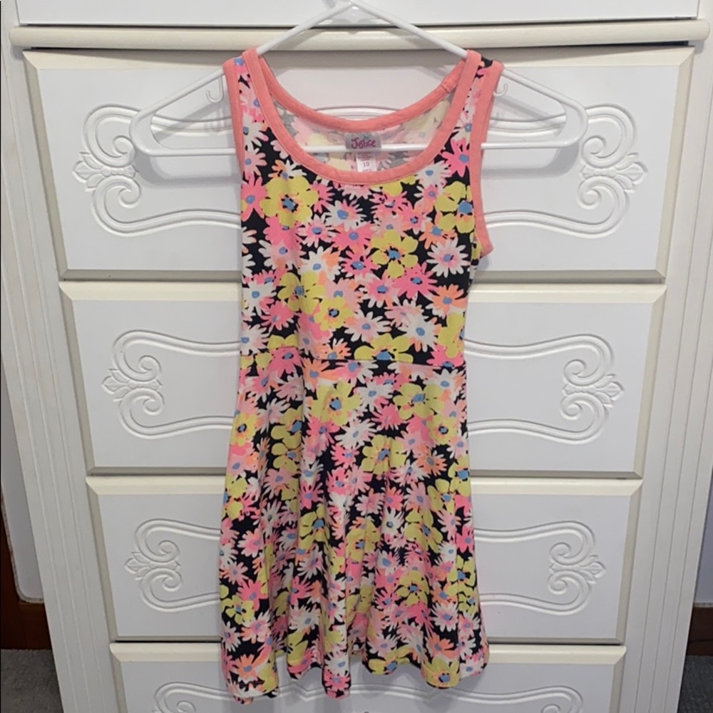 justice floral dress